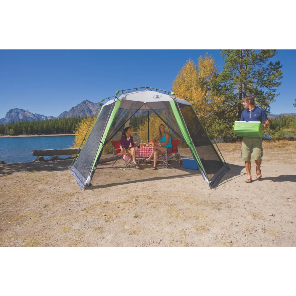 Coleman 15 X 13 Screened Canopy Sun Shelter With Instant Setup 5 Coleman 15 X 13 Screened Canopy Sun Shelter With Instant Setup - Image 5