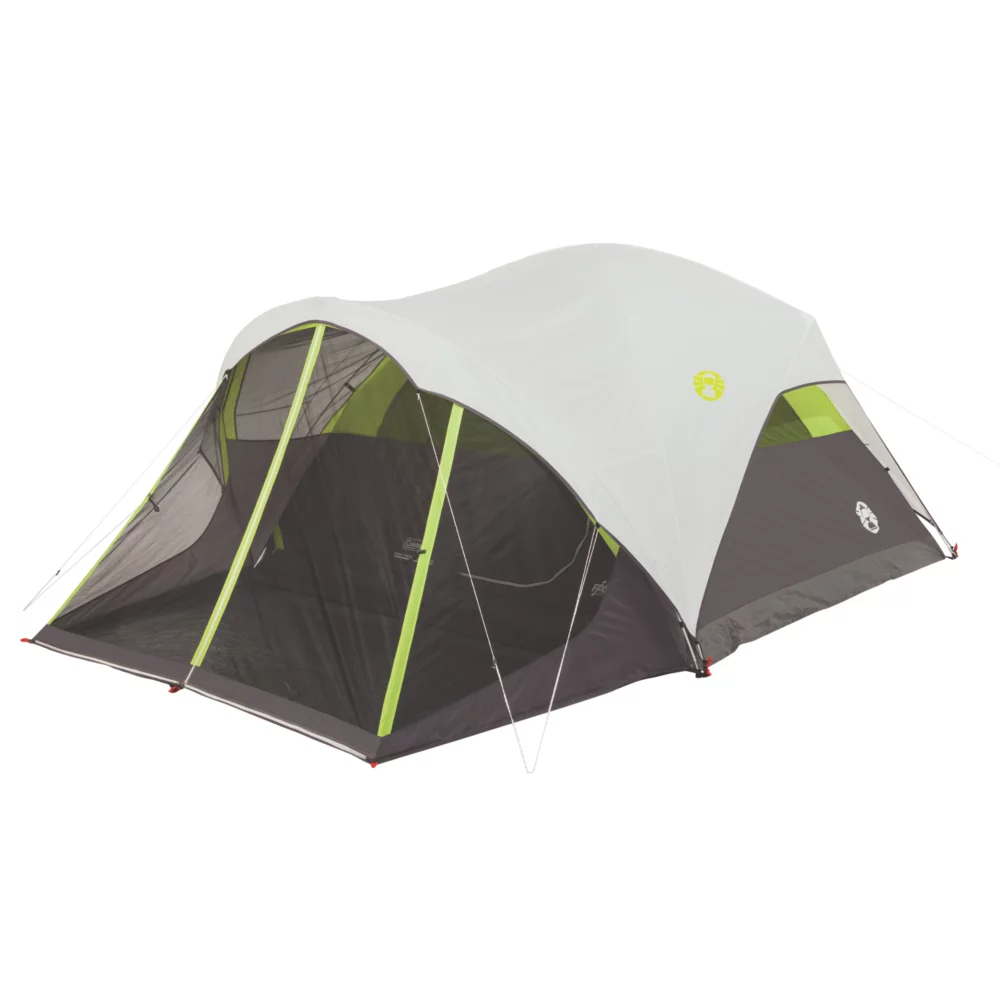 Coleman 6-Person Steel Creek™ Fast Pitch™ Dome Camping Tent With Screen Room, Green 1 Coleman 6-Person Steel Creek™ Fast Pitch™ Dome Camping Tent With Screen Room, Green