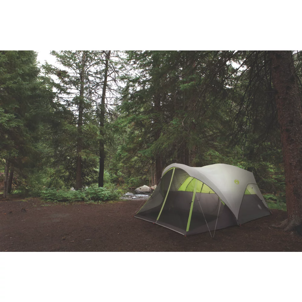 Coleman 6-Person Steel Creek™ Fast Pitch™ Dome Camping Tent With Screen Room, Green 7 Coleman 6-Person Steel Creek™ Fast Pitch™ Dome Camping Tent With Screen Room, Green - Image 7