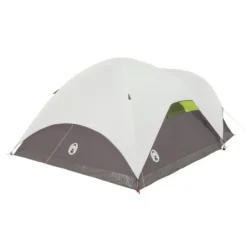 Coleman 6-Person Steel Creek™ Fast Pitch™ Dome Camping Tent With Screen Room, Green 9 Coleman 6-Person Steel Creek™ Fast Pitch™ Dome Camping Tent With Screen Room, Green -Camp And Explore 2000018059 rear