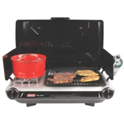 Coleman Tabletop Propane Gas Camping Grill/Stove, 2-Burner -Camp And Explore 2000020929 r 09 ah