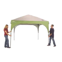 Coleman 10 X 10 Canopy Sun Shelter With Instant Setup -Camp And Explore 2000023970 setup 3