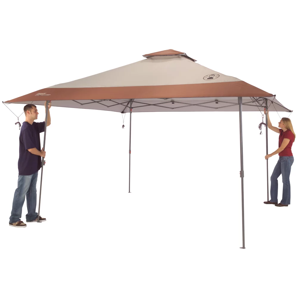 Coleman 13 X 13 Canopy Sun Shelter, Khaki 4 Coleman 13 X 13 Canopy Sun Shelter, Khaki - Image 4
