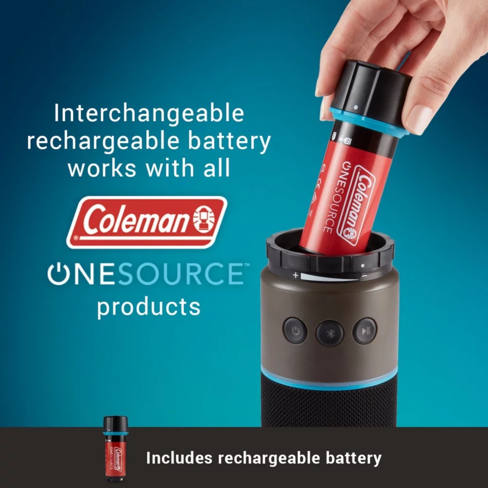 Coleman OneSource™ Bluetooth® Wireless Speaker & Rechargeable Battery 2 Coleman OneSource™ Bluetooth® Wireless Speaker & Rechargeable Battery - Image 2