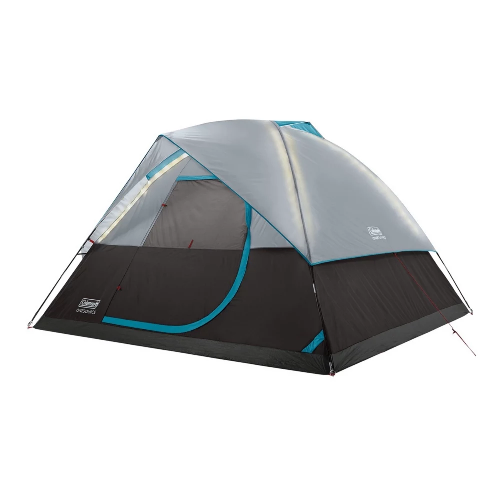 Coleman OneSource™ Rechargeable 4-Person Camping Dome Tent With Airflow System & LED Lighting 1 Coleman OneSource™ Rechargeable 4-Person Camping Dome Tent With Airflow System & LED Lighting