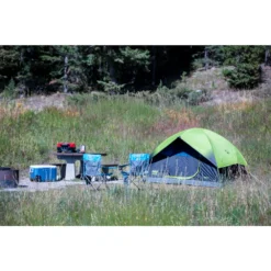 Coleman 4-Person Dark Room Sundome Tent 17 Coleman 4-Person Dark Room Sundome Tent -Camp And Explore 2018 Montana 081 In20Environment