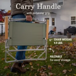 Coleman Living Collection Flat-Fold Chair -Camp And Explore 2149983 LivingCollection Flat FoldChair ATF3