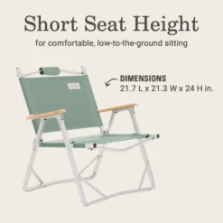 Coleman Living Collection Flat-Fold Chair -Camp And Explore 2149983 LivingCollection Flat FoldChair ATF4
