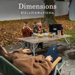 Coleman Living Collection Folding Table -Camp And Explore 2149987 LivingCollection FoldingTable ATF5