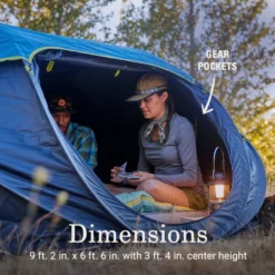 Coleman 4-Person Camp Burst™ Pop-Up Tent With Dark Room™ Technology -Camp And Explore 2155649 ATF5