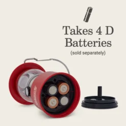 Coleman Classic 500 Lumens LED Lantern, Red -Camp And Explore 2155764 ATF6