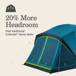 Coleman Skydome™ 4-Person Screen Room Camping Tent With Dark Room™ Technology -Camp And Explore 2155782 ATF5