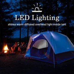 Coleman Skydome™ 4-Person Camping Tent With LED Lighting 12 Coleman Skydome™ 4-Person Camping Tent With LED Lighting -Camp And Explore 2155787 ATF2