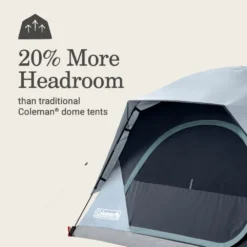 Coleman Skydome™ 4-Person Camping Tent With LED Lighting 11 Coleman Skydome™ 4-Person Camping Tent With LED Lighting -Camp And Explore 2155787 ATF4