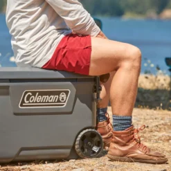 Coleman Convoy™ Series 65-Quart Cooler With Wheels -Camp And Explore 2156115 ATF7