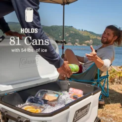 Coleman Convoy™ Series 100-Quart Cooler With Wheels -Camp And Explore 2156118 ATF5
