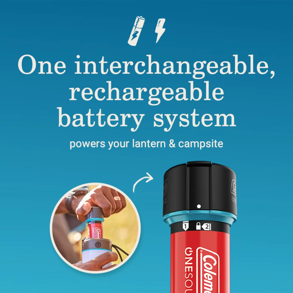 Coleman OneSource Rechargeable 200 Lumens Lantern 2 Coleman OneSource Rechargeable 200 Lumens Lantern - Image 2