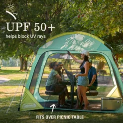 Coleman Skyshade™ 10 X 10 Screen Dome Canopy -Camp And Explore 2156413 ShelterSkyshadeScreendome10x10 Moss ATF3