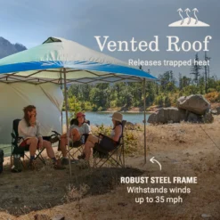 Coleman OASIS™ 10 X 10 Canopy With Sun Wall -Camp And Explore 2156418 OasisLite10x10CanopySunWallMoss ATF3
