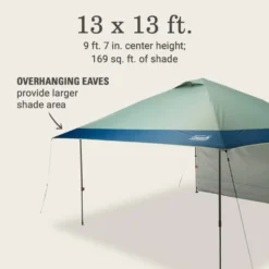 Coleman OASIS™ 13 X 13 Canopy With Sun Wall -Camp And Explore 2156428 OasisLite13x13CanopySunWallMoss ATF6