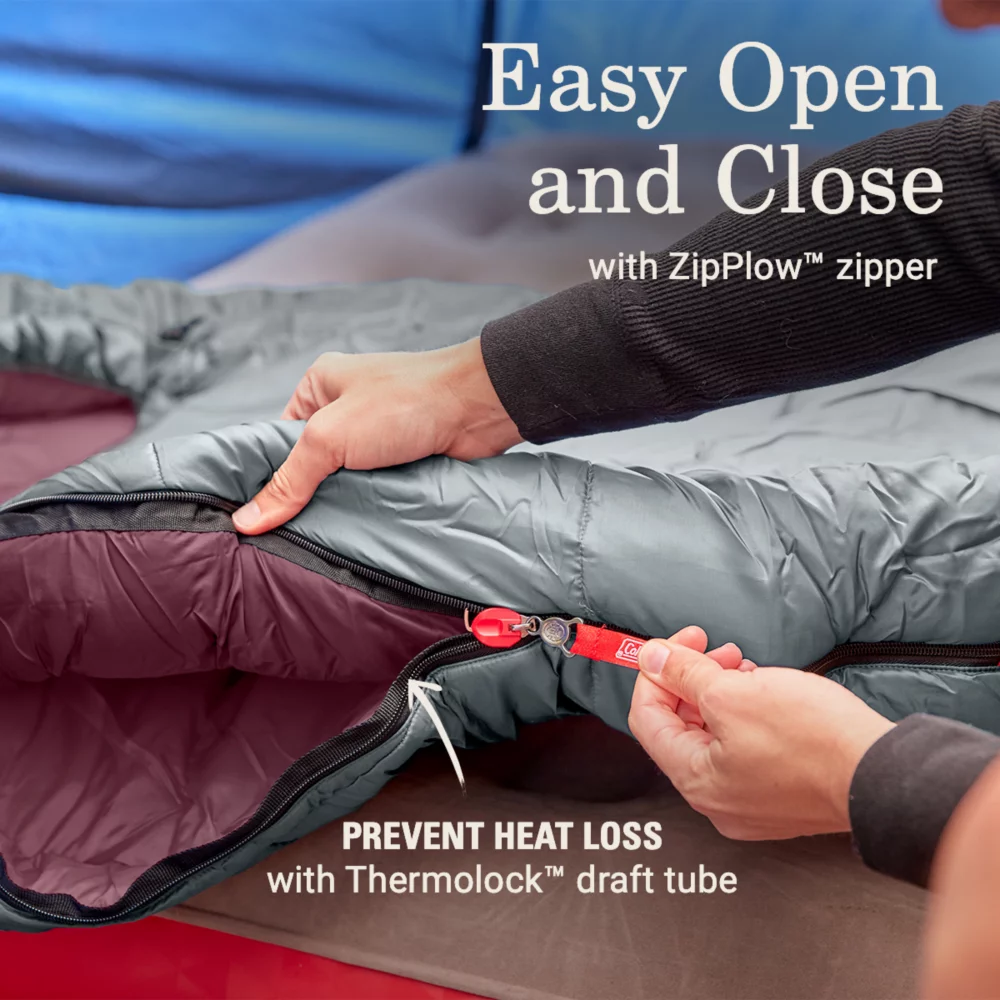 Coleman Tidelands™ 50° Mummy Sleeping Bag 4 Coleman Tidelands™ 50° Mummy Sleeping Bag - Image 4