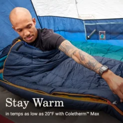 Coleman Big Bay™ 20° Big & Tall Contour Sleeping Bag -Camp And Explore 2158165 ATF3