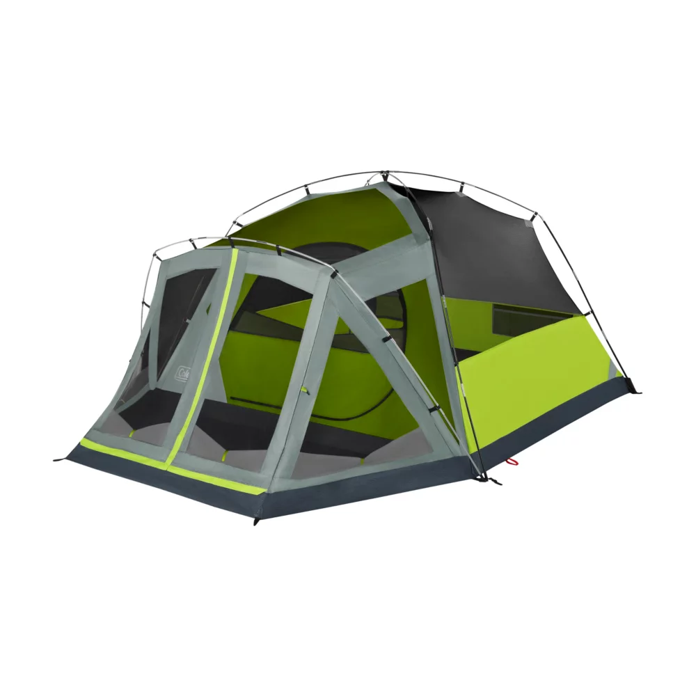Coleman Skydome™ 4-Person Camping Tent With Screen Room, Rock Grey 7 Coleman Skydome™ 4-Person Camping Tent With Screen Room, Rock Grey - Image 7