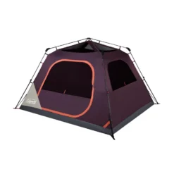 Coleman Skylodge™ 6-Person Instant Camping Tent, Blackberry -Camp And Explore 6P CbnInstnt Blckbrry 2 FrontAngleRight FlyOff
