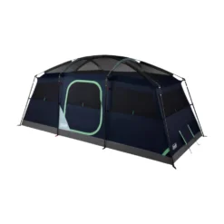 Coleman Sunlodge™ 8-Person Camping Tent, Blue Nights 15 Coleman Sunlodge™ 8-Person Camping Tent, Blue Nights -Camp And Explore 8P20CABIN20CONVENTIONAL Blue20Nights 2 Front Angle Fly20Off Windows20Up