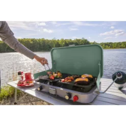 Coleman Cascade™ Stove Grill & Griddle Accessory -Camp And Explore Cascade 3in1 Stove PPN HickoryMoss 2157356 Var2 0002 1