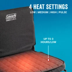 Coleman OneSource™ Heated Stadium Seat With Rechargeable Battery -Camp And Explore Coleman 2000037150 OneSource HeatedStadiumSeat ATF3