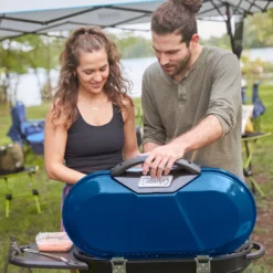 Coleman RoadTrip® X-Cursion 2 Burner Propane Gas Portable Grill -Camp And Explore Coleman 2000037242 X CursionGrill Blue ATF8
