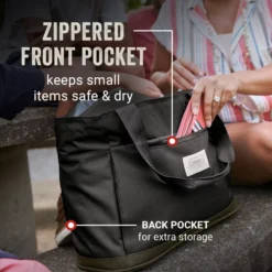 Coleman Outlander™ 20-Can Soft Cooler Tote -Camp And Explore Coleman 2000037591 Outlander Black 20Can ATF4