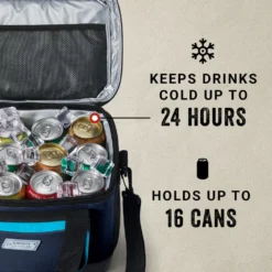 Coleman XPAND™ 16-Can Soft Cooler -Camp And Explore Coleman 2000037611 XPAND SoftCooler 16Can BlueNights ATF5