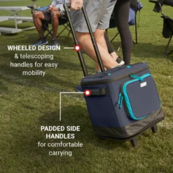 Coleman XPAND™ 42-Can Soft Cooler With Wheels -Camp And Explore Coleman 2000037648 XPAND SoftCooler 42Can BlueNights ATF3