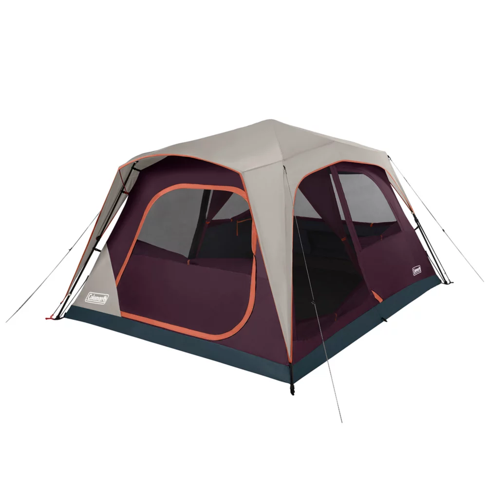 Coleman Skylodge™ 8-Person Instant Camping Tent, Blackberry 1 Coleman Skylodge™ 8-Person Instant Camping Tent, Blackberry