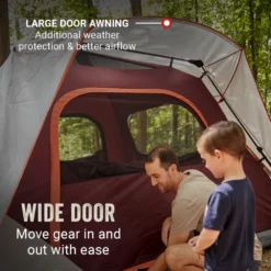 Coleman Skylodge™ 4-Person Instant Camping Tent, Blackberry -Camp And Explore Coleman 2000038277 Skylodge Instant 4P ATF4