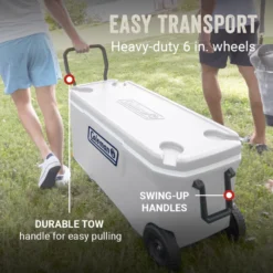 Coleman 316 Series™ 100-Quart Marine Wheeled Cooler 8 Coleman 316 Series™ 100-Quart Marine Wheeled Cooler -Camp And Explore Coleman 316 Series 100QT Marine ATF3