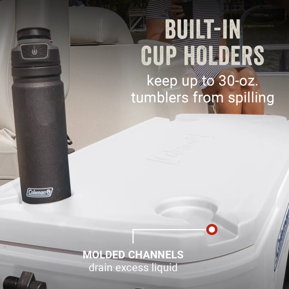 Coleman 316 Series™ 100-Quart Marine Wheeled Cooler 5 Coleman 316 Series™ 100-Quart Marine Wheeled Cooler - Image 5