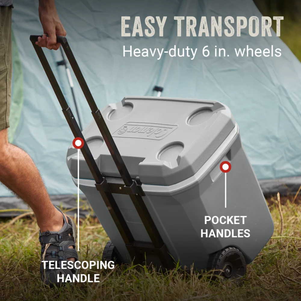 Coleman 316 Series™ 65-Quart Wheeled Cooler 3 Coleman 316 Series™ 65-Quart Wheeled Cooler - Image 3