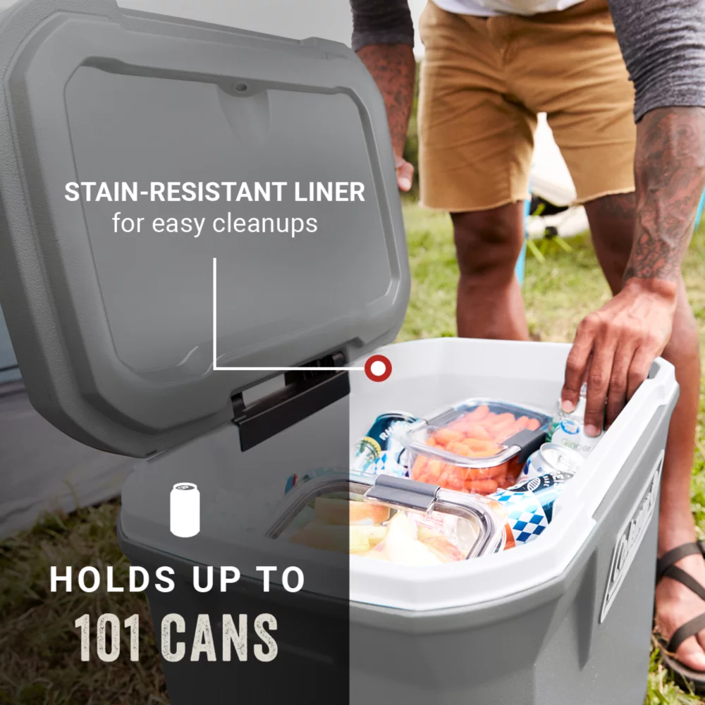 Coleman 316 Series™ 65-Quart Wheeled Cooler 4 Coleman 316 Series™ 65-Quart Wheeled Cooler - Image 4