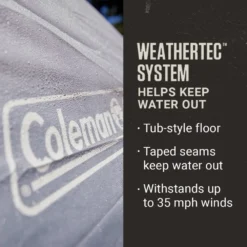 Coleman Blue Springs II™ 8-Person Camping Tent -Camp And Explore Coleman BlueSpringsTents 8P StormGray ATF2