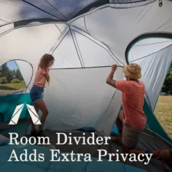 Coleman Blue Springs II™ 8-Person Camping Tent -Camp And Explore Coleman BlueSpringsTents 8P StormGray ATF3