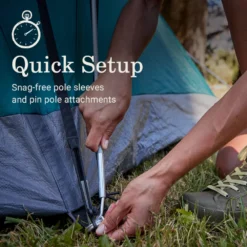 Coleman Blue Springs II™ 8-Person Camping Tent -Camp And Explore Coleman BlueSpringsTents 8P StormGray ATF5