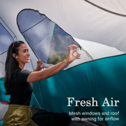 Coleman Blue Springs II™ 8-Person Camping Tent -Camp And Explore Coleman BlueSpringsTents 8P StormGray ATF6