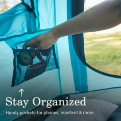 Coleman® Camp Burst™ 4-Person Camping Tent -Camp And Explore Coleman CampBurstTents 4P ScubaBlue ATF5