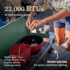 Coleman Cascade™ 222 2-Burner Camping Stove -Camp And Explore Coleman Cascade 222 2BurnerCampingStove ATF6