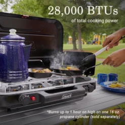 Coleman Classic 3-Burner Camping Stove -Camp And Explore Coleman Classic 3BurnerCampingStove ATF7