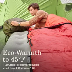 Coleman Flatlands™ 45°F Big & Tall Sleeping Bag 8 Coleman Flatlands™ 45°F Big & Tall Sleeping Bag -Camp And Explore Coleman Flatlands SleepingBags 45F Red BT ATF3