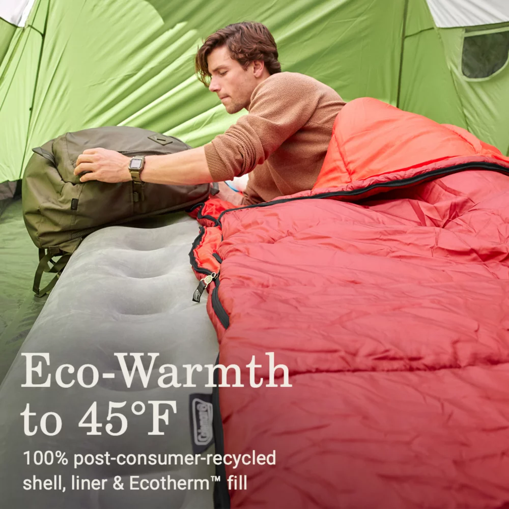 Coleman Flatlands™ 45°F Big & Tall Sleeping Bag 3 Coleman Flatlands™ 45°F Big & Tall Sleeping Bag - Image 3